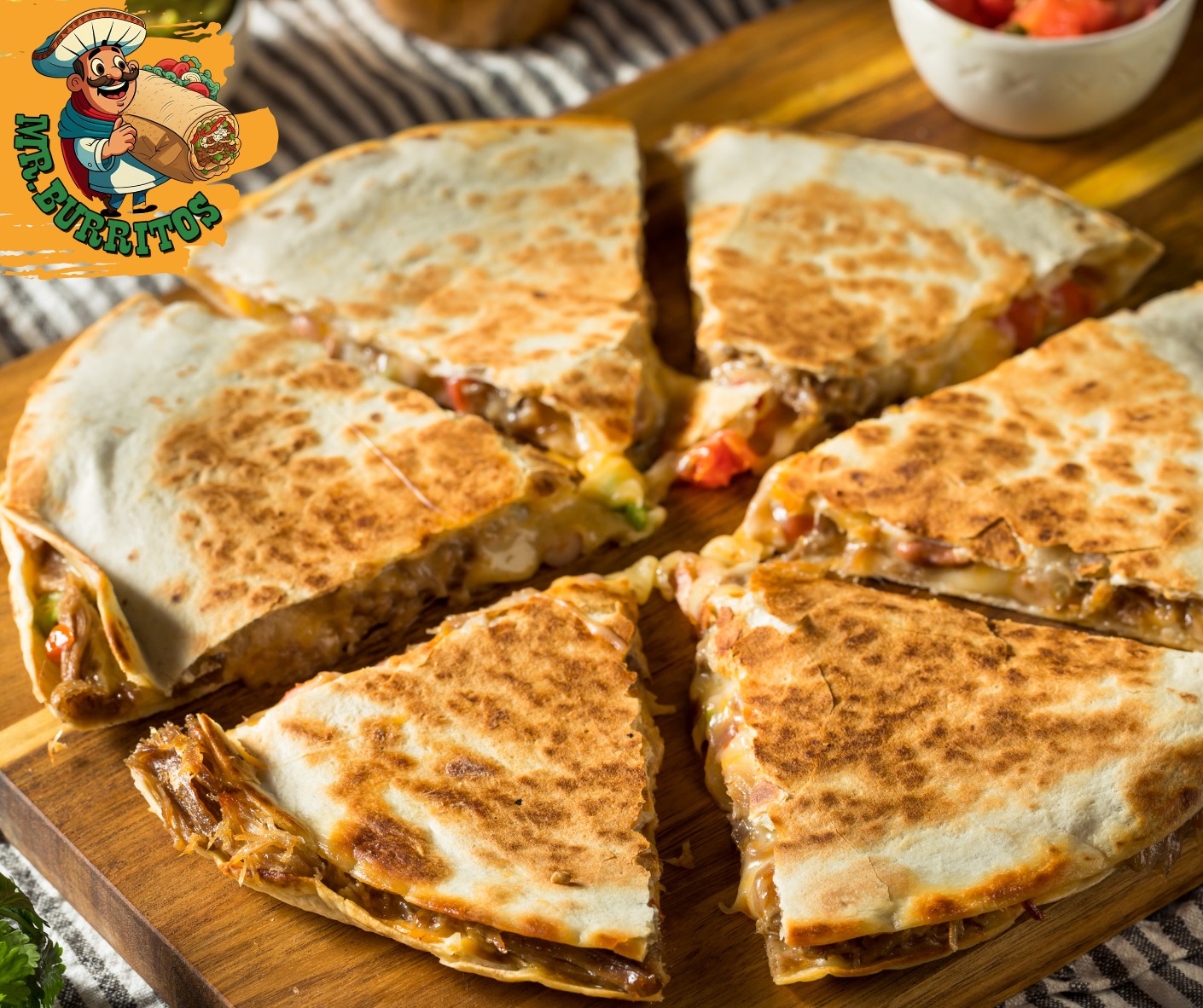 Sajtos quesadilla